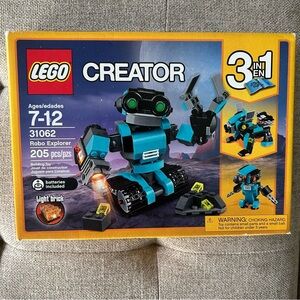 LEGO Creator 3-in-1 Robo Explorer - 31062. New in box.
